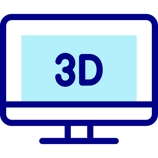 pelicula 3d icono gratis