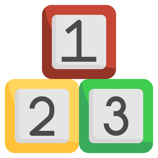 Number Blocks - Free Icon