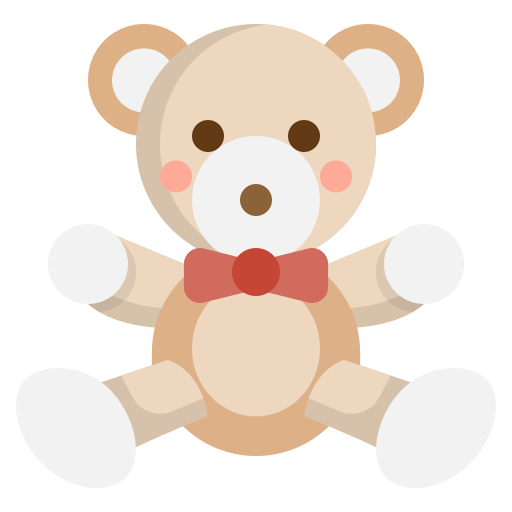 oso de peluche icono gratis