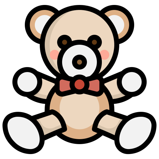 oso de peluche icono gratis