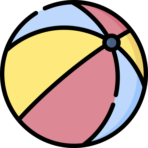 Beach Ball Special Lineal Color Icon