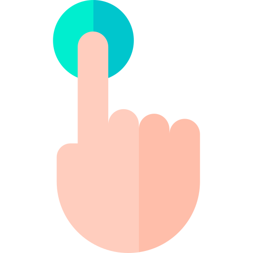 Hand Basic Straight Flat icon