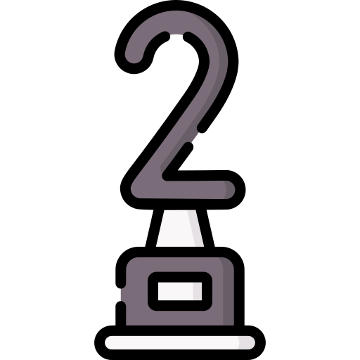 Second place free icon