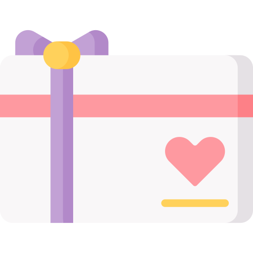 tarjeta de regalo icono gratis