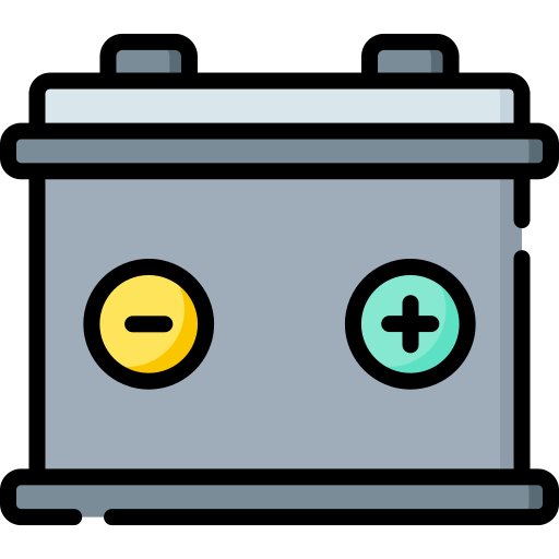 batería de coche icono gratis