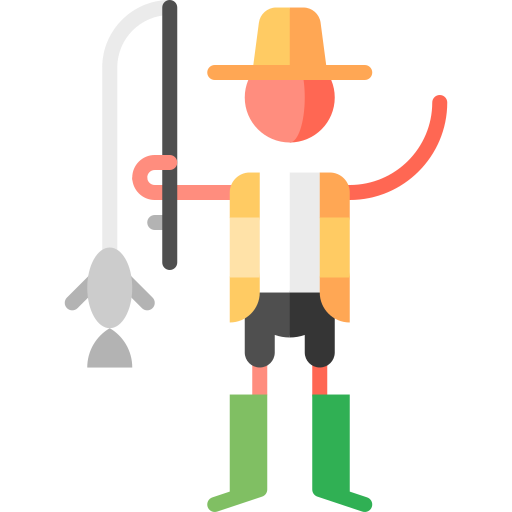 Ловит рыбу бесплатно иконка