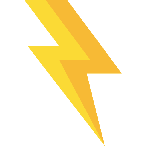 Thunder Basic Straight Flat icon