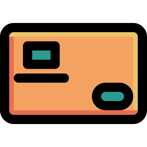 Credit card Generic Outline Color icon