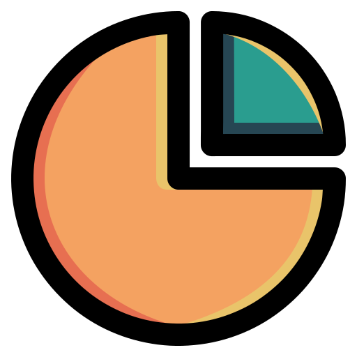 Pie chart free icon Pie chart free icon