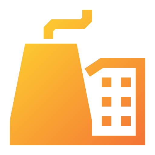 Factory Generic Flat Gradient icon