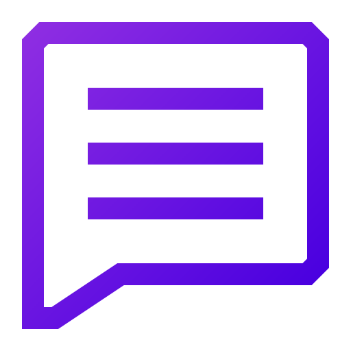 Chat Generic Gradient icon