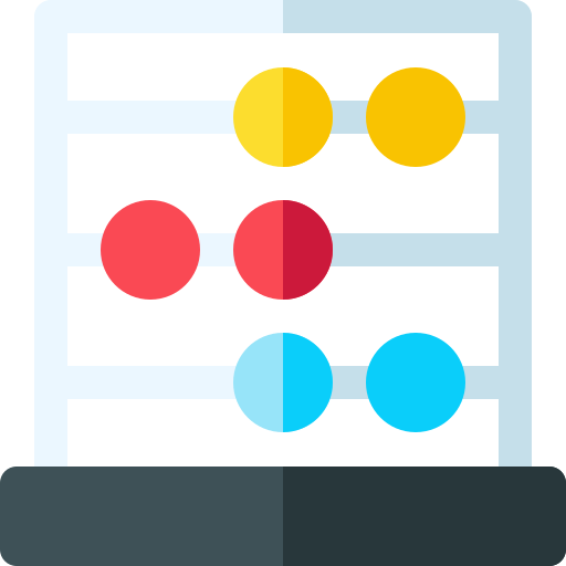 Abacus Basic Rounded Flat icon