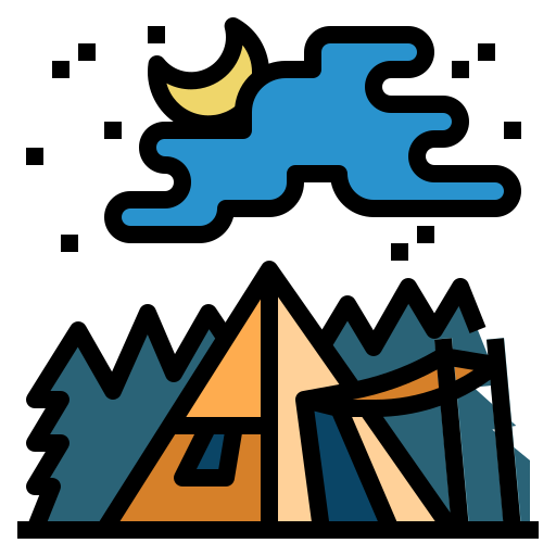 Tent free icon Tent free icon