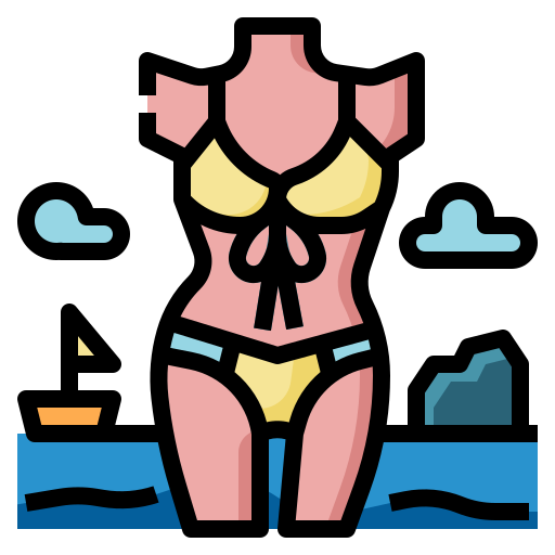 bikini icono gratis