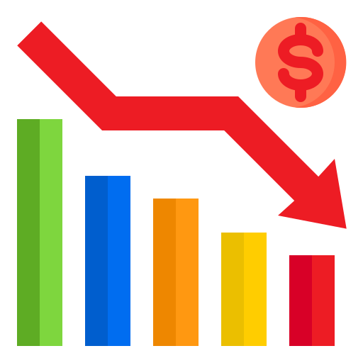 gráfico de barras icono gratis