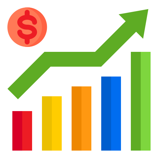 gráfico de barras icono gratis