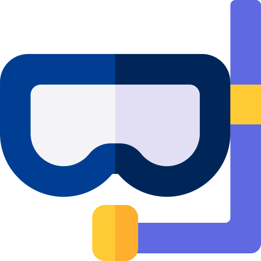 Snorkeling Basic Rounded Flat icon