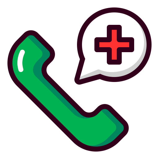 telefone do hospital grátis ícone