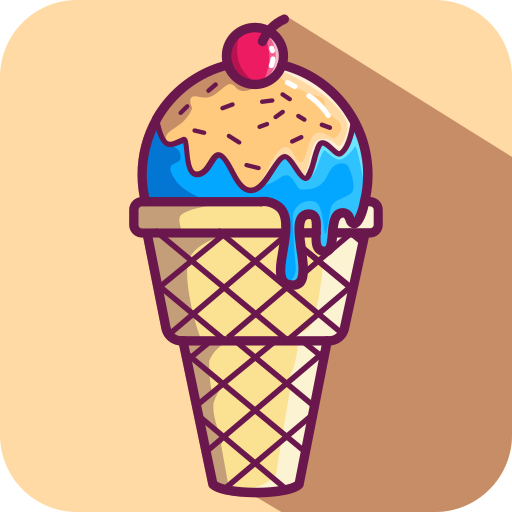 cucurucho de helado icono gratis