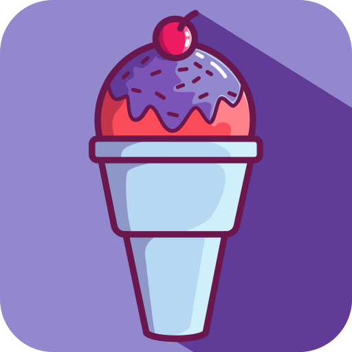 cucurucho de helado icono gratis