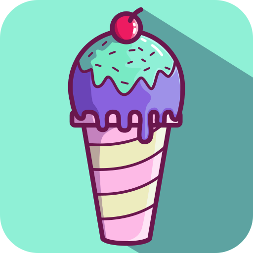 cucurucho de helado icono gratis