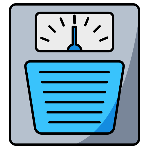 Weight scale free icon