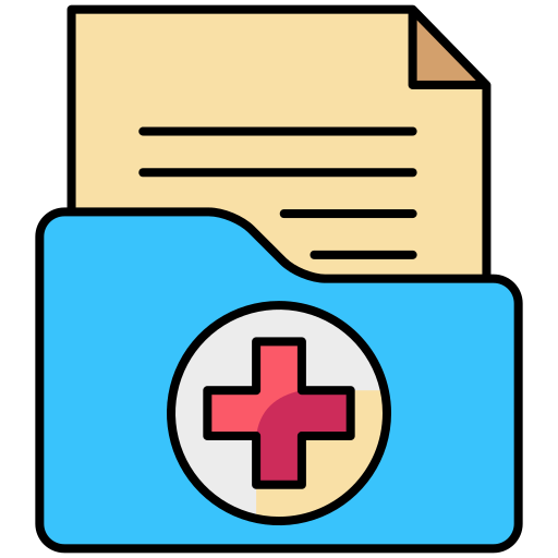 historial médico icono gratis