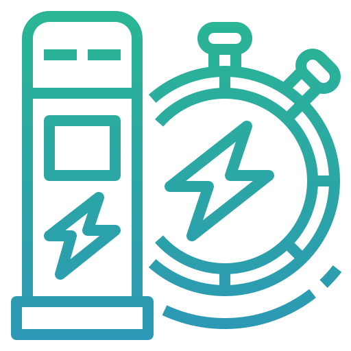 Charging battery Generic Gradient icon