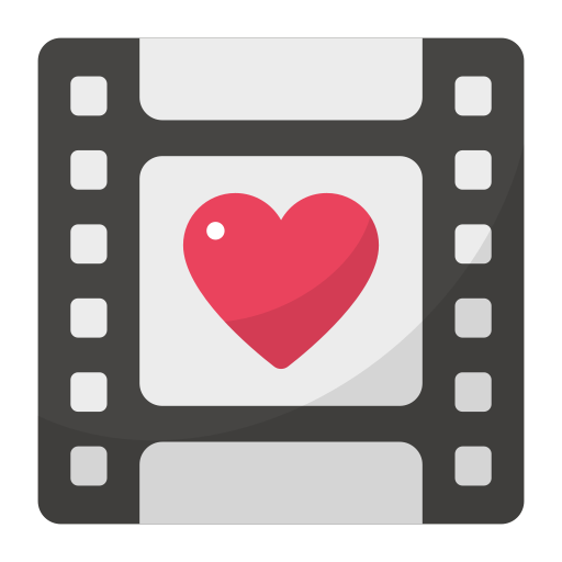 película romántica icono gratis