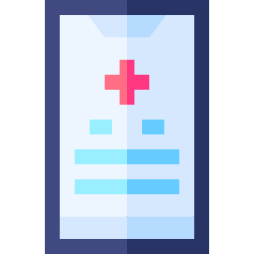 aplicación médica icono gratis