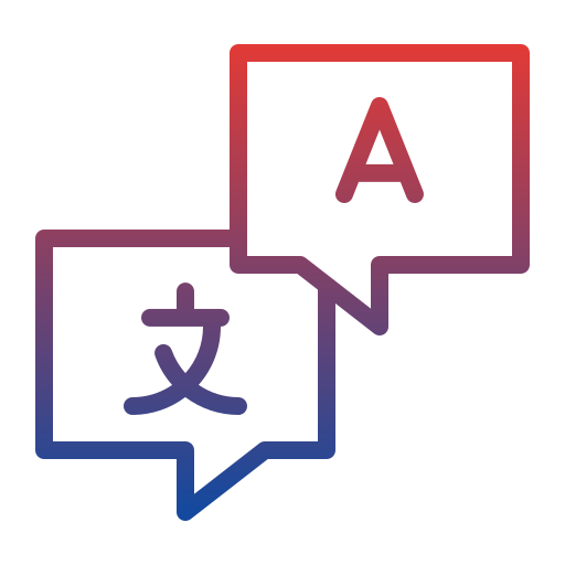 Translator Generic Gradient icon