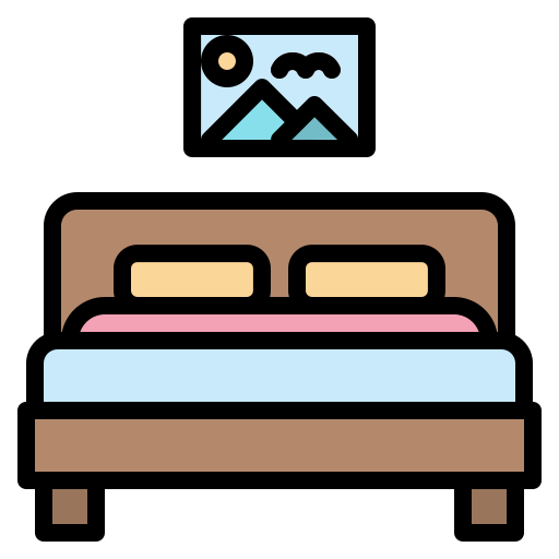 cama icono gratis