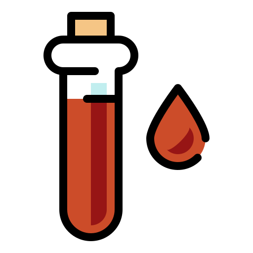 Blood test Generic Outline Color icon