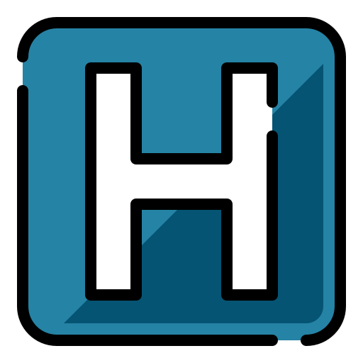 signo de hospital icono gratis