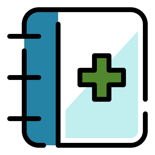 libro medico icono gratis