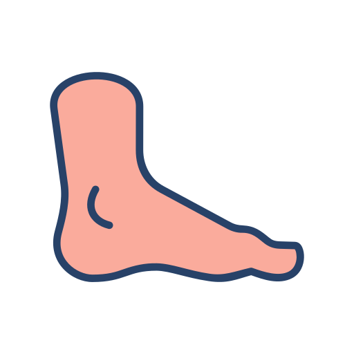 Foot Generic Outline Color icon