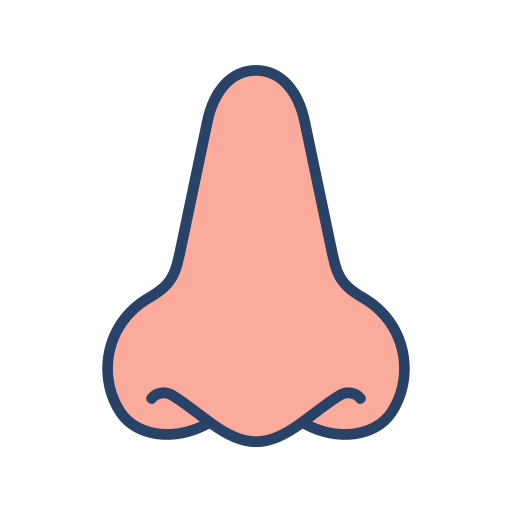 Nose Generic Outline Color icon