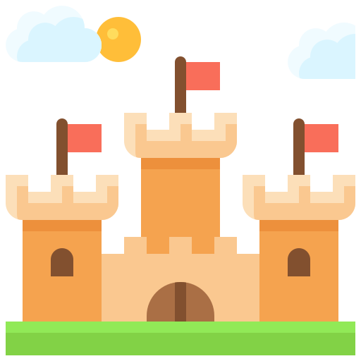 castillo icono gratis