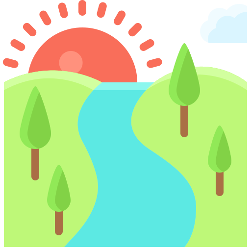 River Generic Flat icon