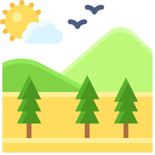 paisaje icono gratis