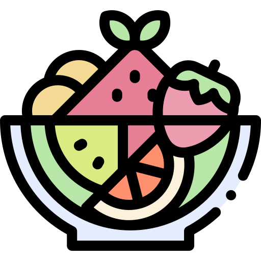 ensalada de frutas icono gratis