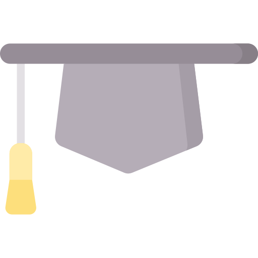 gorro de graduación icono gratis