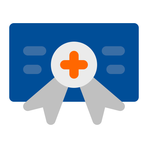 certificado médico icono gratis