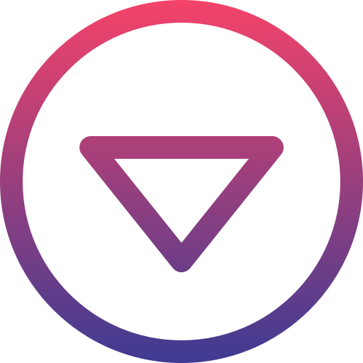 flecha hacia abajo icono gratis