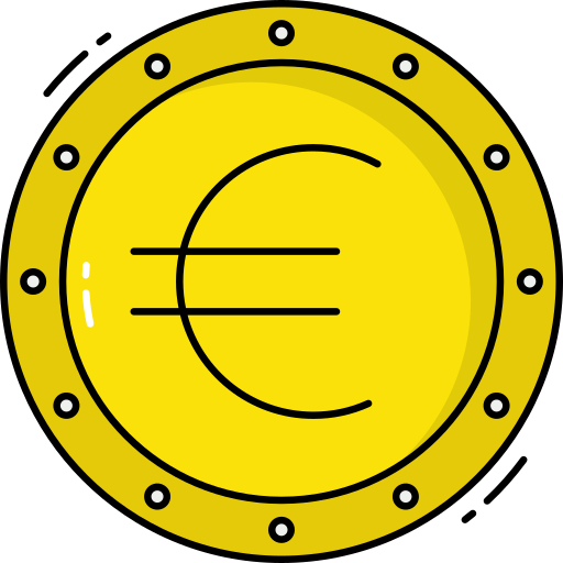 euro icono gratis