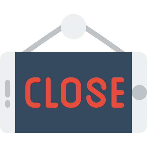 Closed Basic Miscellany Flat icon