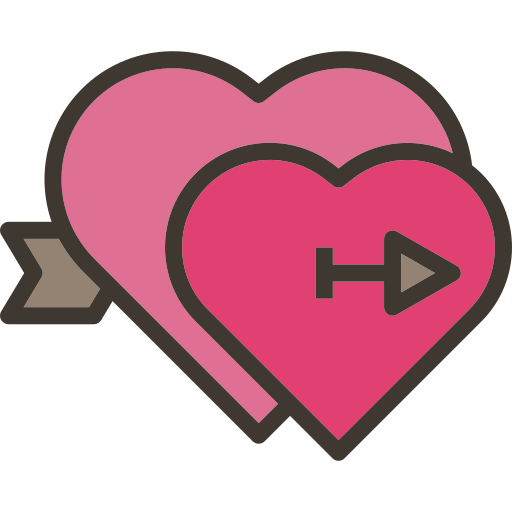 corazones icono gratis