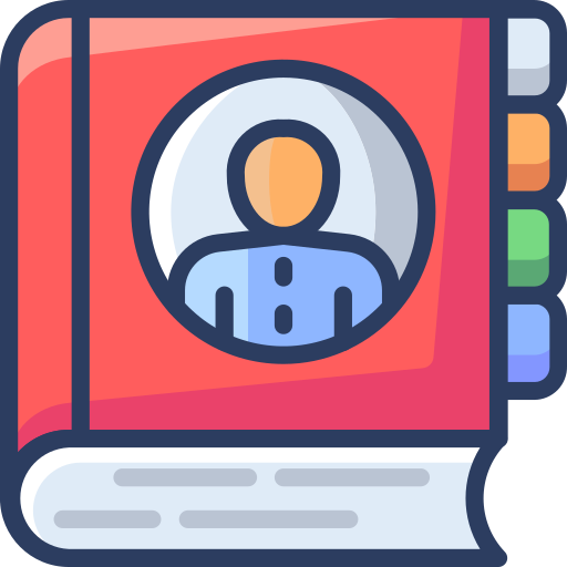 directorio telefónico icono gratis