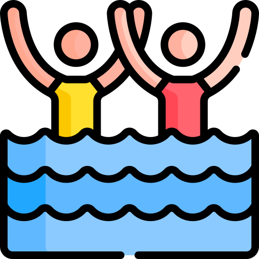 natación sincronizada icono gratis