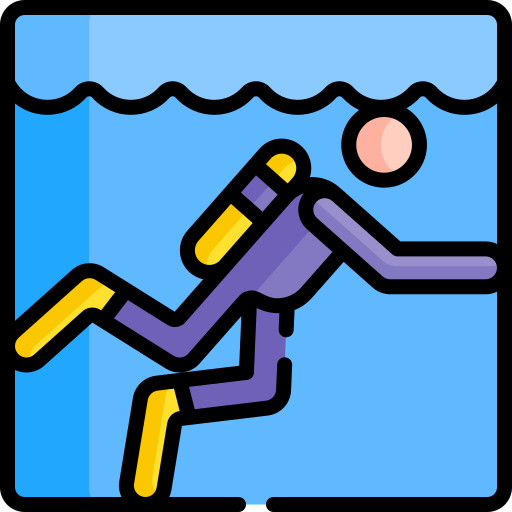 Scuba diving Special Lineal color icon